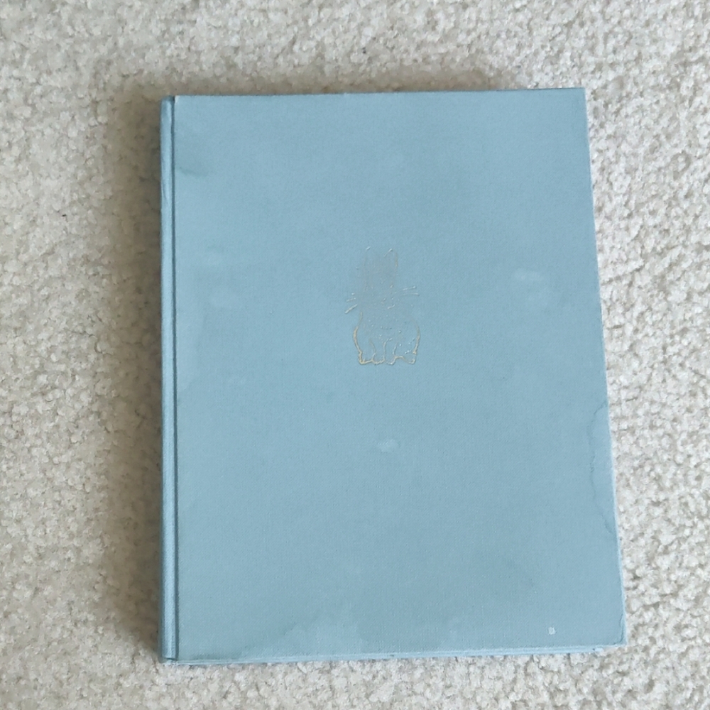 The Complete Tales of Beatrix Potter No Dust Cover Light Blue Hardcover Book